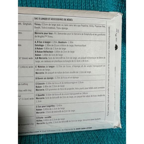 Simplicity sewing pattern  2924 his and hers bags and accessories - Picture 5 of 5